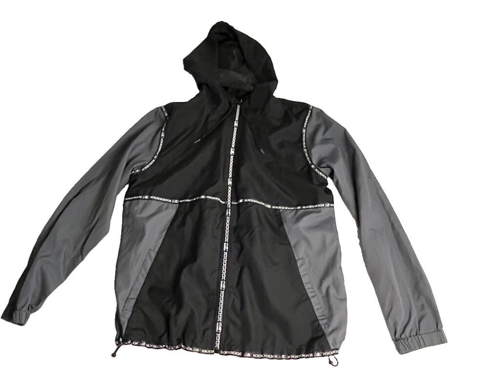 Lurking Class Jacket Mens Medium Black & Gray Bomber Jacket
